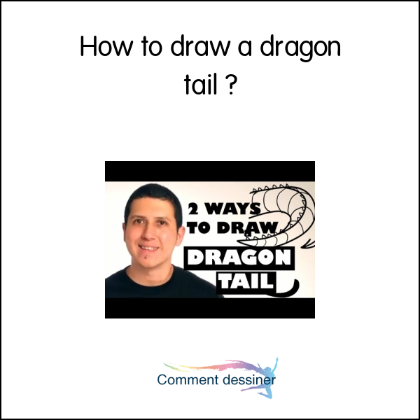 How to draw a dragon tail